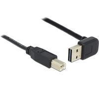 DeLOCK 85183 - Cable USB (0,5 m, USB A, USB B, 2.0, Male connector / Male connector, Negro)
