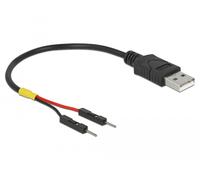 Delock 85400 cable usb 0,1 m usb a negro
