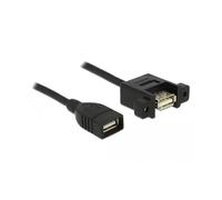 DeLOCK 85459 - Cable USB (0,5 m, USB A, USB A, 2.0, 480 Mbit/s, Negro)