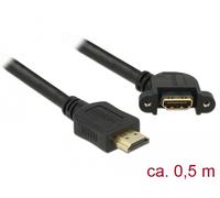 DeLOCK 85467 0.5 m hdmi Type A (estándar) HDMI Type A (estándar) Negro Cable HDMI, 85467