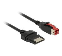 DeLOCK 85481 - Cable (5 m, Male connector / Male connector, PoweredUSB, Negro)