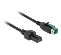 DeLOCK 85484 - Cable (3 m, Male connector / Male connector, PoweredUSB, Negro)