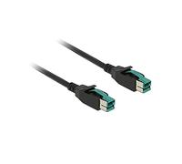 DeLOCK 85493 - Cable (2 m, Male connector / Male connector, PoweredUSB, PoweredUSB, Negro)