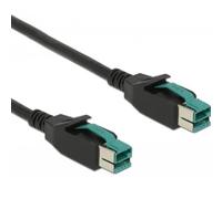 DeLOCK 85494 - Cable (3 m, Male connector / Male connector, PoweredUSB, PoweredUSB, Negro)