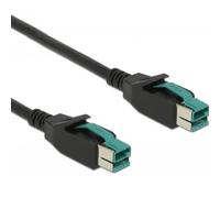 DeLOCK 85494 - Cable (3 m, Male connector / Male connector, PoweredUSB, PoweredUSB, Negro)