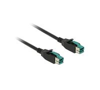 DeLOCK 85495 - Cable (4 m, Male connector / Male connector, PoweredUSB, PoweredUSB, Negro)