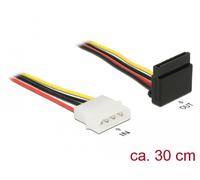Cable de alimentación interna DeLOCK Molex 4-pin a SATA 15-pines 0,3 m