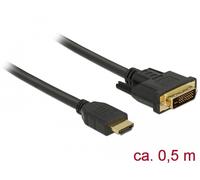 Delock 85651 adaptador de cable de vídeo 0,5 m hdmi tipo a (estándar