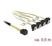 Delock 85684 cable de alimentación interna 0,5 m