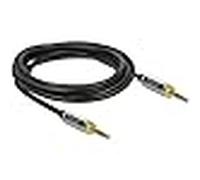 Delock 85787 cable de audio 3 m 3,5mm negro, gris