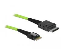 Delock 85801 cable serial attached scsi (sas) 0,5 m 32 gbit/s black /