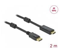 Delock 85956 adaptador de cable de vídeo 2 m hdmi tipo a (estándar)
