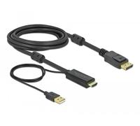 Delock 85965 adaptador de cable de vídeo 3 m hdmi tipo a (estándar)