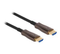 DeLOCK 86031 - Cable HDMI óptico activo con armadura metálica 8K 60 Hz 30 m