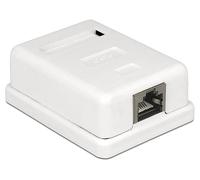 Delock 86169 - toma de corriente (rj-45, blanco, 66 mm, 50 mm, 25 mm)