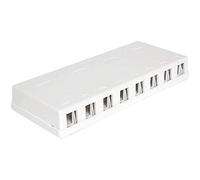 DELOCK 86209 - Carcasa vacía Keystone de 8 puertos