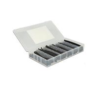 DeLOCK 86271 Tubo Termorretráctil Kit de 100 Piezas, Negro