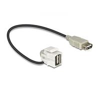 DeLOCK 86327 Adaptador de Cable USB 2.0 A Negro