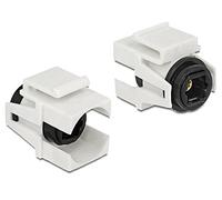 DeLock 86337 - Módulo para Teclado (Toslink, 21 mm, 25,3 mm, 15,6 mm), Color Blanco