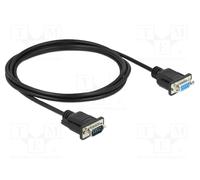 86886 Cable D-Sub 9pin Hembra,D-Sub 9pin Enchufe PVC L: 500mm DELOCK