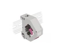DeLOCK 87195 - Adaptador de Carril con Toma Keystone LC dúplex a Toma LC dúplex Violeta