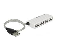 Delock 87445 - Hub USB, Blanco