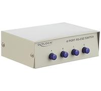 DeLOCK 87589 - Switch para Puerto de Serie (4 Puertos de Serie), Gris