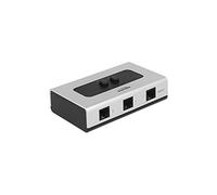 DeLOCK 87698 Negro, Gris equipo para central telefónica - Equipo de intercambio de teléfono (Negro, Gris, De plástico, Botones, 68 mm, 112 mm, 29 mm)