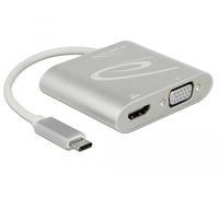 DELOCK 87705 - Conector tipo C del divisor USB > HDMI / VGA modo DP-Alt