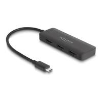 DeLOCK 88040 hub de interfaz Negro