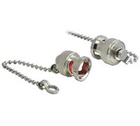 Delock 88489 protector contra el polvo plata