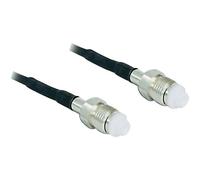 DeLOCK 88595 - Cable coaxial (FME, FME, RG-174, 5 m, Negro, 50 Ω)