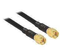 DeLOCK 88893 - Cable coaxial (SMA, SMA, Derecho, Derecho, LMR195, 10 m)
