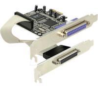 DeLOCK PCI Express Card 2 x Parallel Tarjeta y Adaptador de Interfaz - Accesorio (PCIe, Alámbrico, Windows 2000/XP, 2003, Vista)