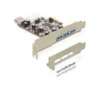 DELOCK 89281 - Tarjeta Delock PCI Express >3x ext. - 1x int. USB 3.0