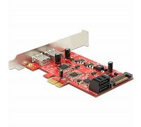 DeLOCK 89389 - Tarjeta SATA y Adaptador de Interfaz (PCIe, SATA, USB 3.0, 6 Gbps, Windows 7 Enterprise, Windows 7 Enterprise x64, Windows 7 Home Basic, Windows 7 Home Basic x64, etc.)