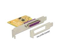 DeLOCK 89445 Tarjeta PCI Express a Paralelo PCIe 2.0 con Soporte EPP/ECP para Windows 10/8.1/7, 1x Puerto, Interna, IC SUN2212, 0.0144 Gbit/s