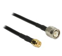 Delock 89498 cable coaxial cfd200 10 m tnc sma negro