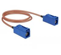 Delock 89667 cable coaxial rg-316 0,5 m fakra c azul, marrón