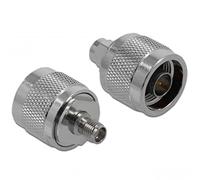 DeLOCK 89983 adaptador de cable SMA Níquel - Adaptador para cable (SMA, Male connector / Female connector, Níquel)