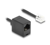Delock 90119 cable telefónico 10 m negro