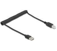 Delock 90130 cable usb usb 2.0 0,8 m usb a negro