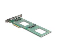 DeLOCK 90151 - Tarjeta PCI Express 4.0 x8 a 2 x internas U.2 NVMe SFF-8639 - Bifurcation LX