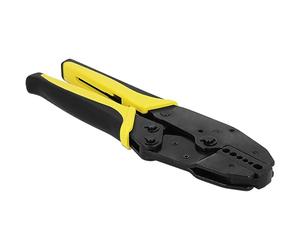 DeLOCK 90296 crimpadora Herramienta para prensar Negro, Amarillo - Accesorio para cables (64 mm, 22,5 cm, 15 mm)