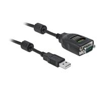 DeLOCK 90497 Cable de Serie Negro 2 m USB Tipo A RS-232 DB9