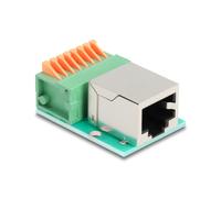 Delock 90652 cambiador de género para cable rj45 8 pin terminal block