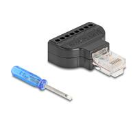 Delock 90654 cambiador de género para cable rj45 8 pin terminal block