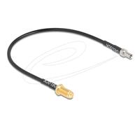 Delock 90919 cable coaxial rg-174 20 m rp-sma ts9 negro