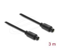 Delock 90926 cable de audio 3 m toslink negro