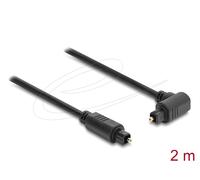 Delock 90930 cable de audio 2 m toslink negro